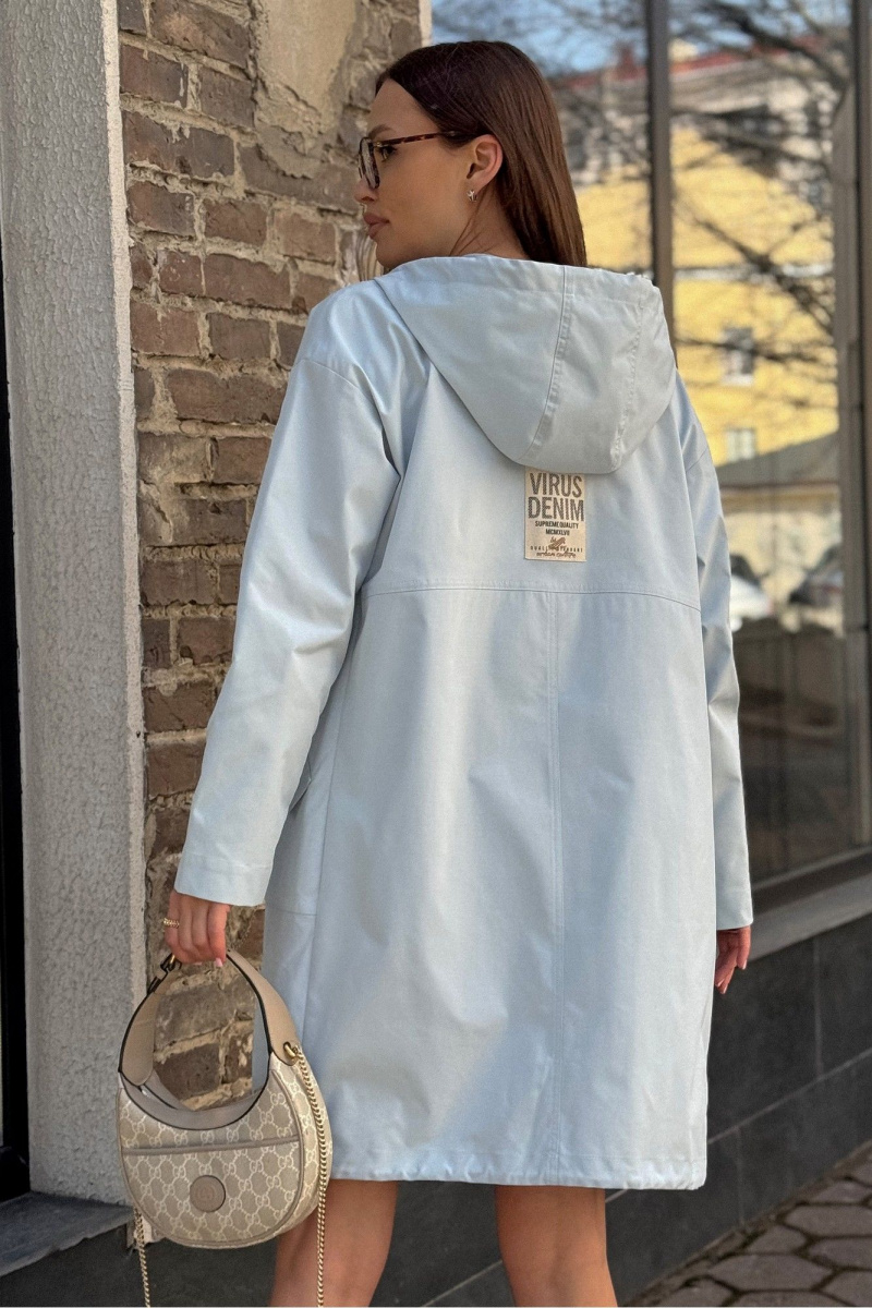 Женская куртка PRATA wear S032 голубой