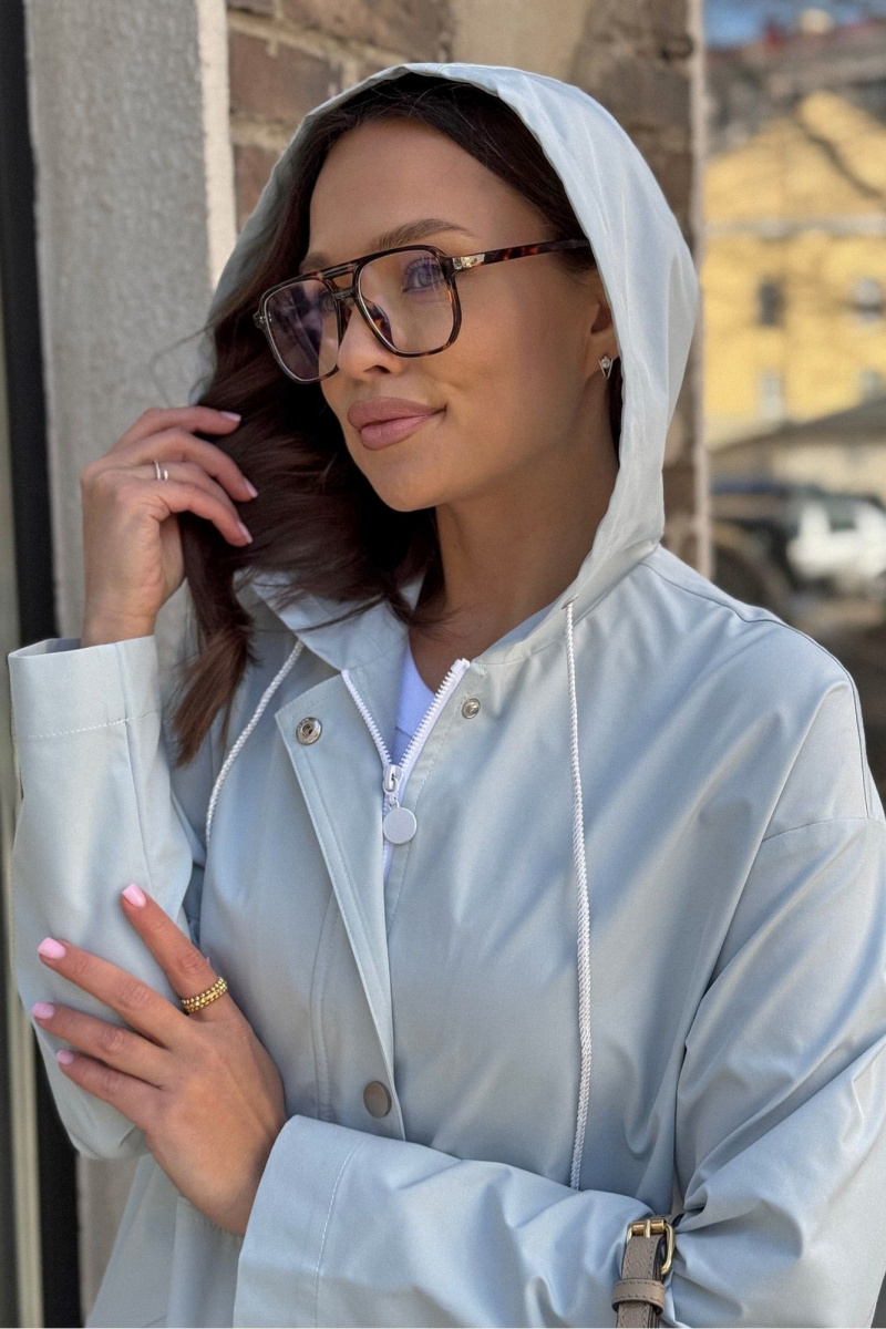 Женская куртка PRATA wear S032 голубой