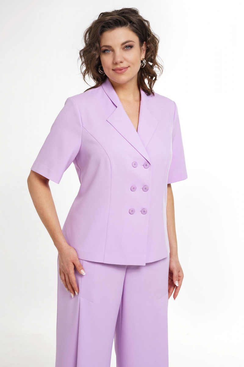 Брючный костюм Alani Collection 2334 лаванда