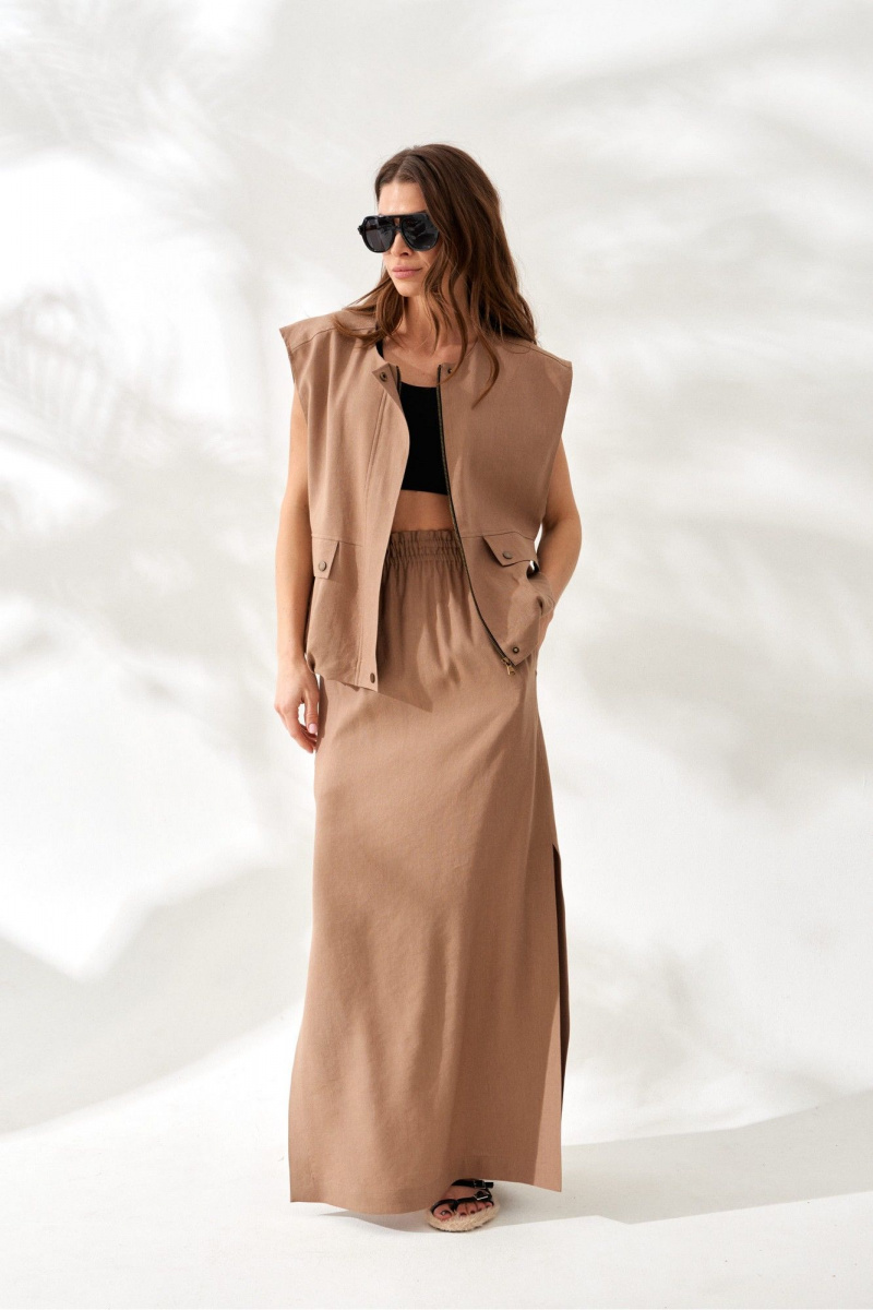 Жилеты ELLETTO LIFE 3839 коричневый