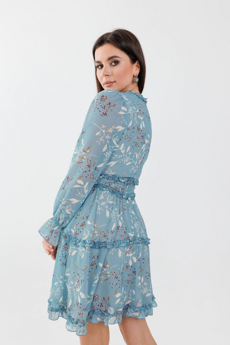 Платья Anelli 1580 голубая_лагуна