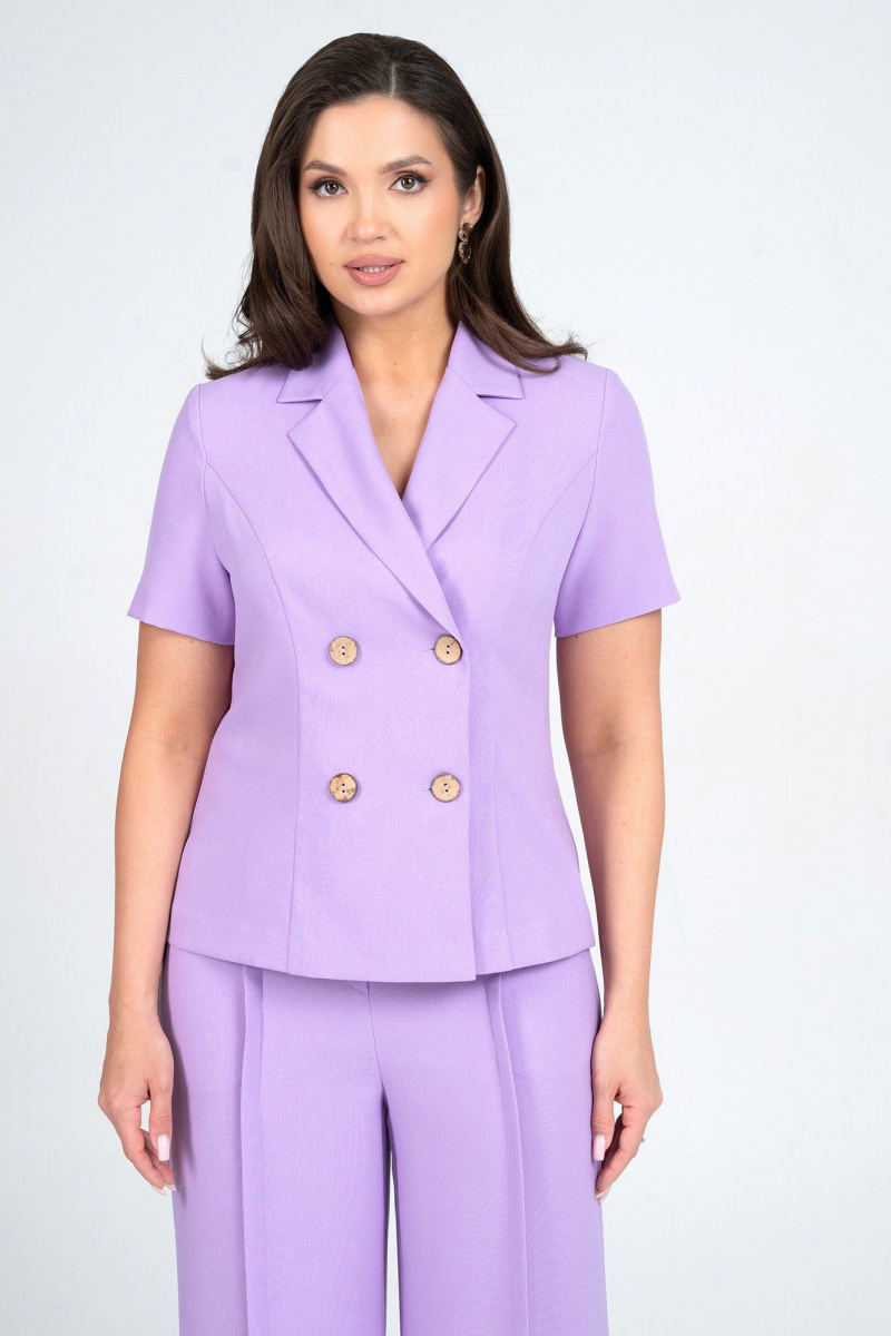 Брючный костюм Alani Collection 2344 лаванда