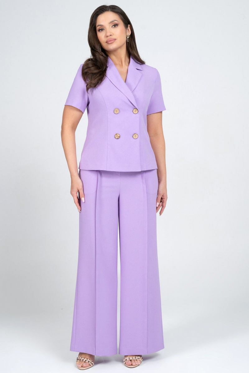 Брючный костюм Alani Collection 2344 лаванда