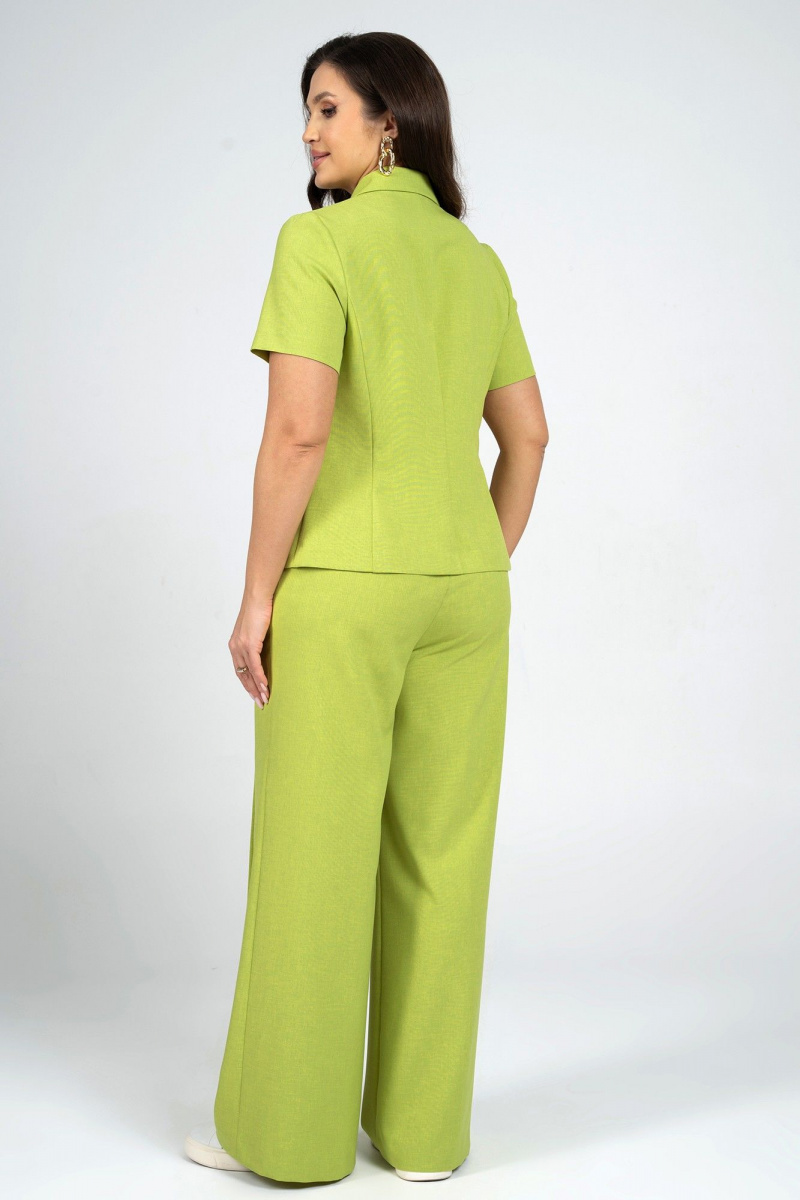 Брючный костюм Alani Collection 2344 салатовый