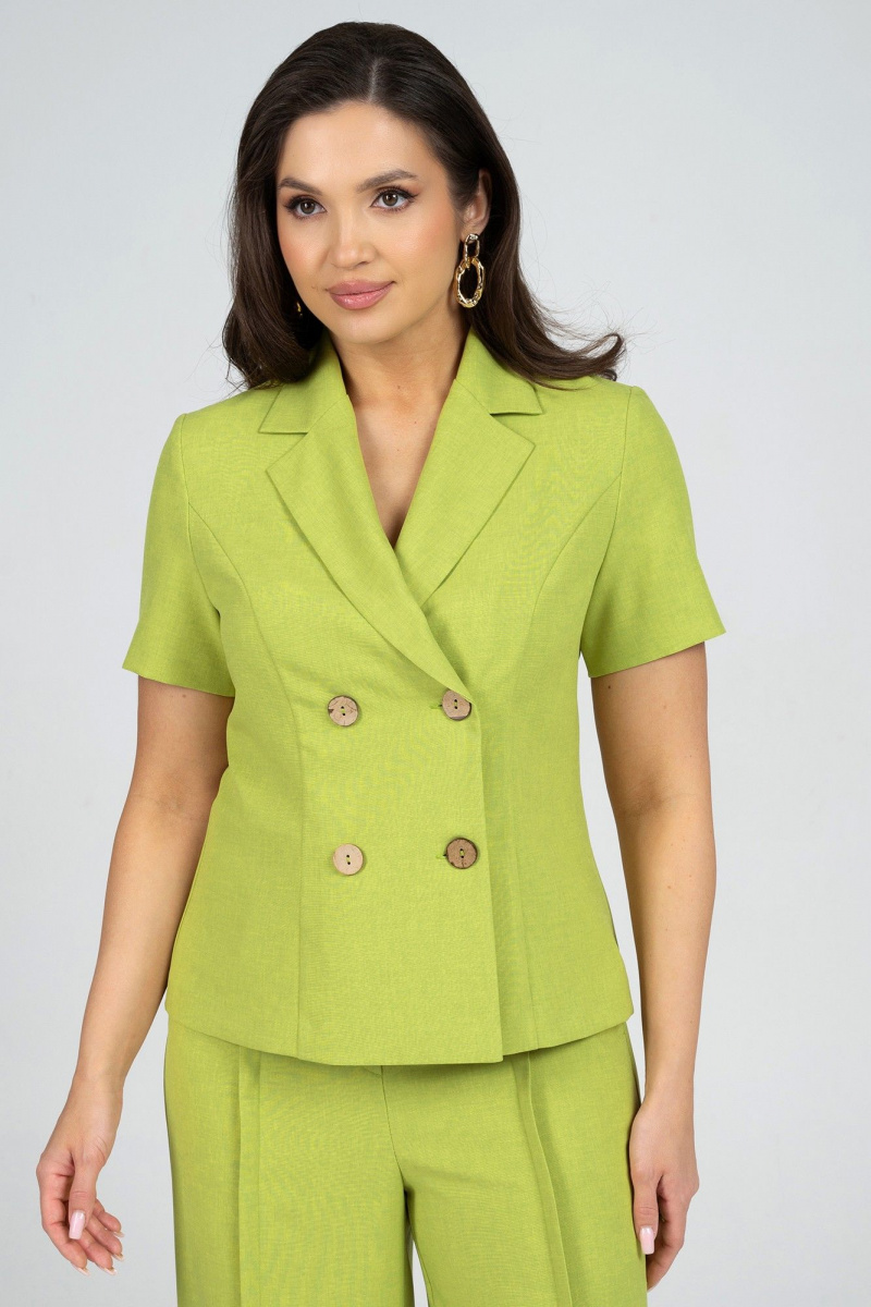 Брючный костюм Alani Collection 2344 салатовый