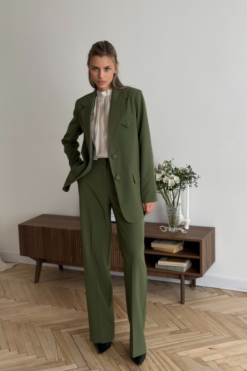 Брюки THE.WOMAN 0309 зелень