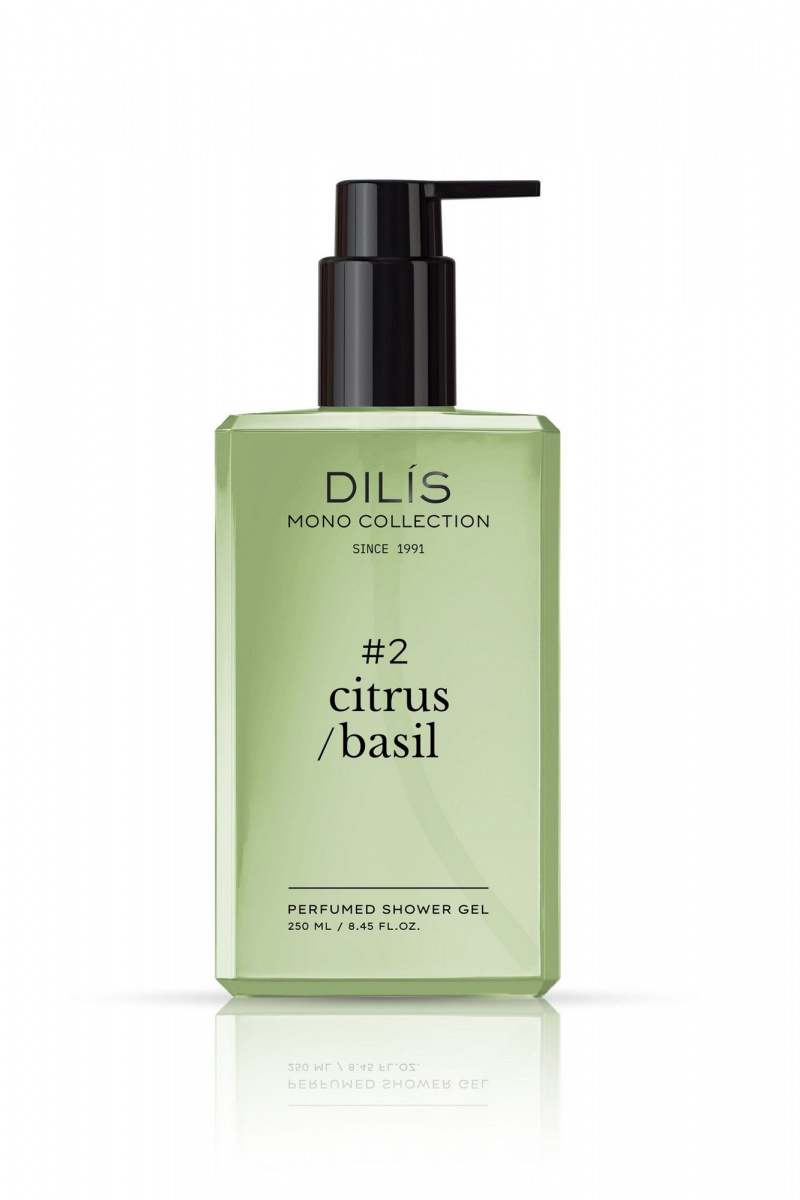 Для душа и ванны DILIS PERFUMED SHOWER GEL #2 CITRUS/BASIL