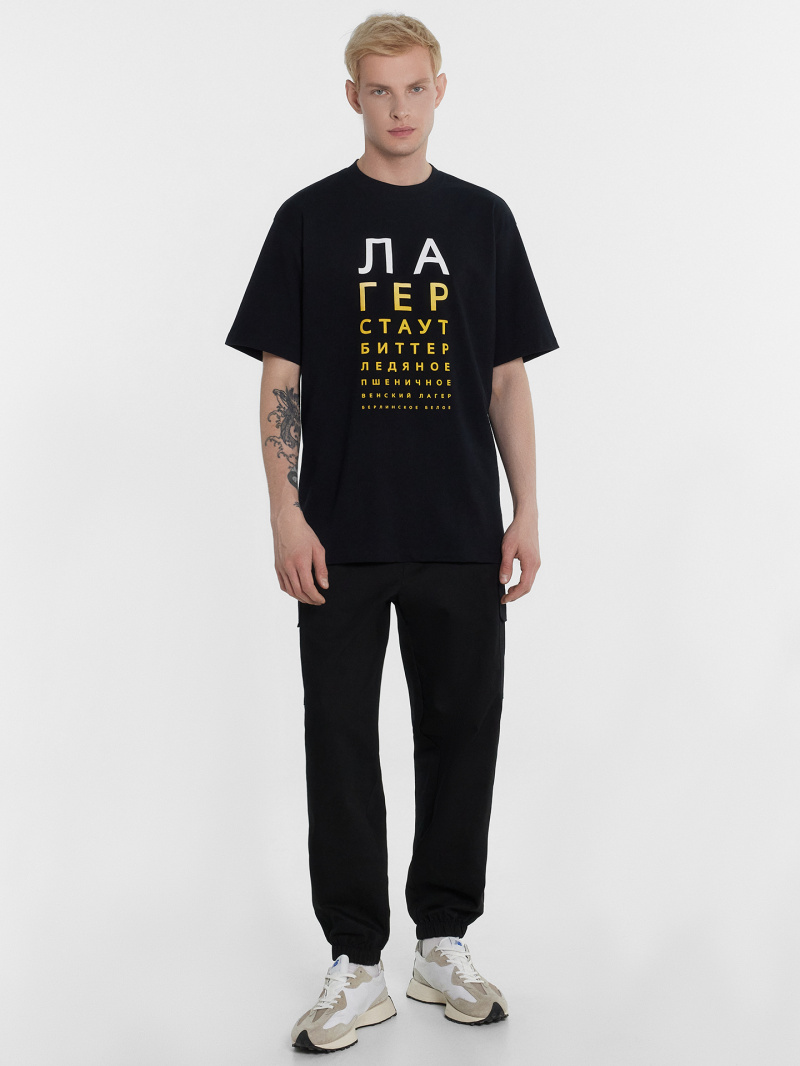 Футболки Mark Formelle 111846/24-4323П-0 черный_печать6_3_сл_на_пол