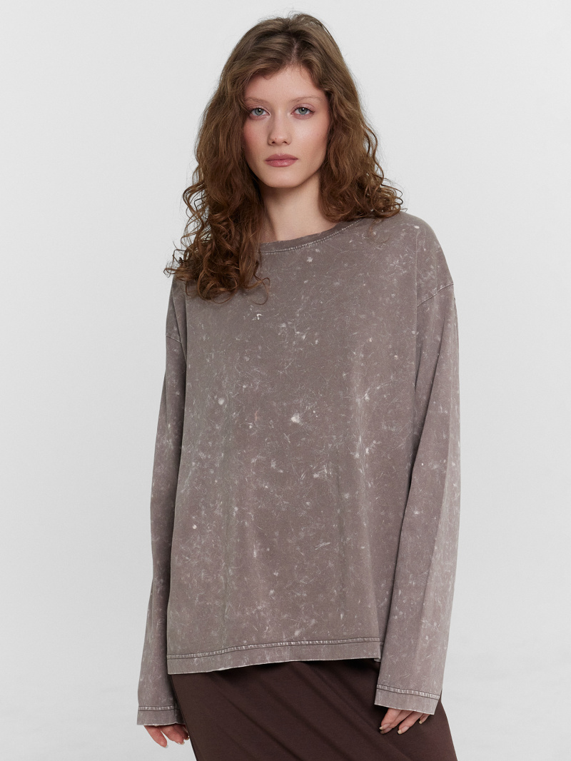 Джемперы Mark Formelle 122868-2/24-ОБР31287П-0 ACID_WASH_коричневый_БРАК_ПОЛОТНА_005_Прямое_к