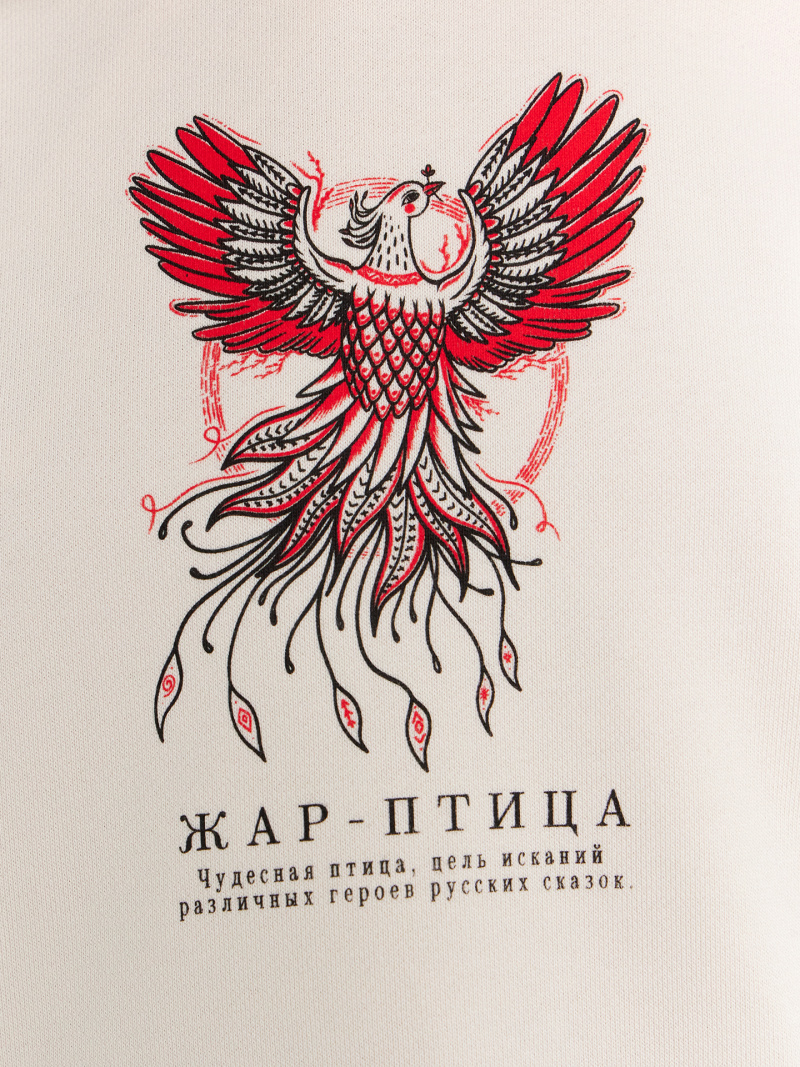 Джемперы и кардиганы Mark Formelle 127930/24-28482Ц-7 белый_песок_печать_3_сл_на_пол_3_сл_на_спинке