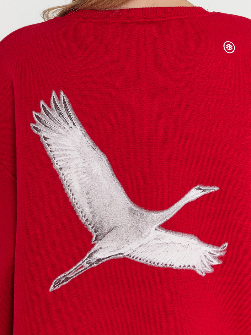 Джемперы и кардиганы Mark Formelle 127940/24-30550П-7П т.красный_печать_1_сл_на_пол_3_сл_на_спинке