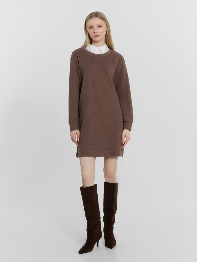 Платья Mark Formelle 152602/24-30235Ц-26 кофейный_меланж_5364_D