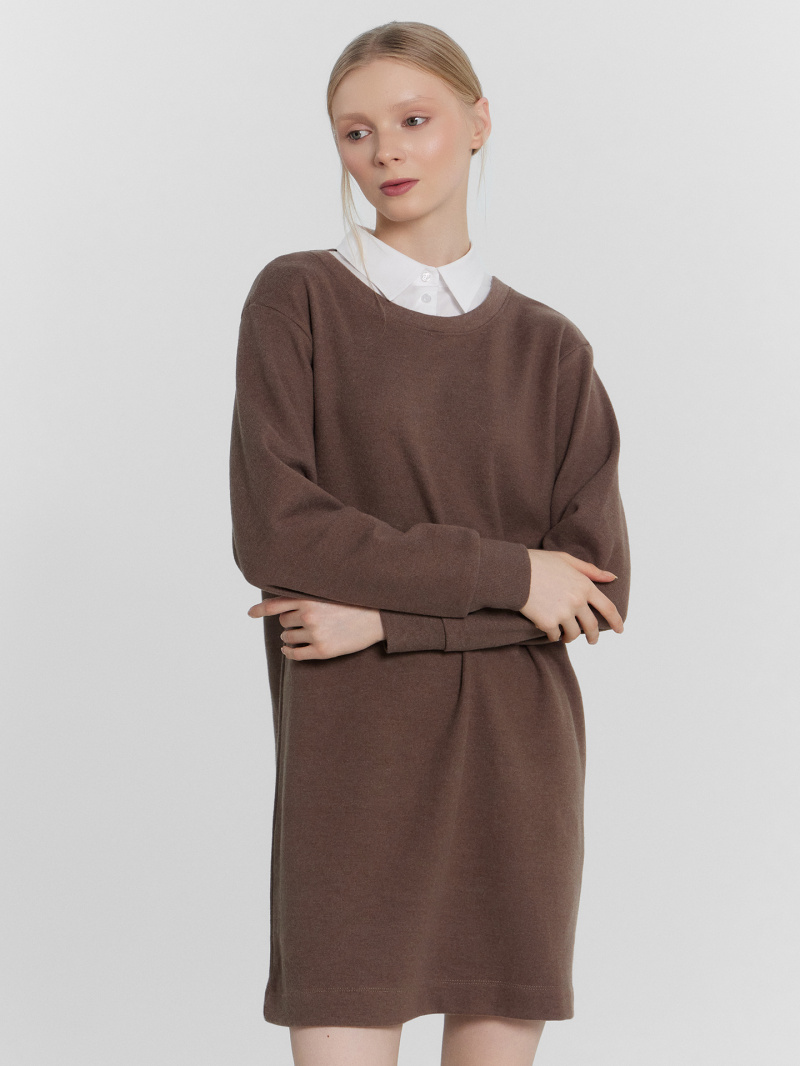 Платья Mark Formelle 152602/24-30235Ц-26 кофейный_меланж_5364_D