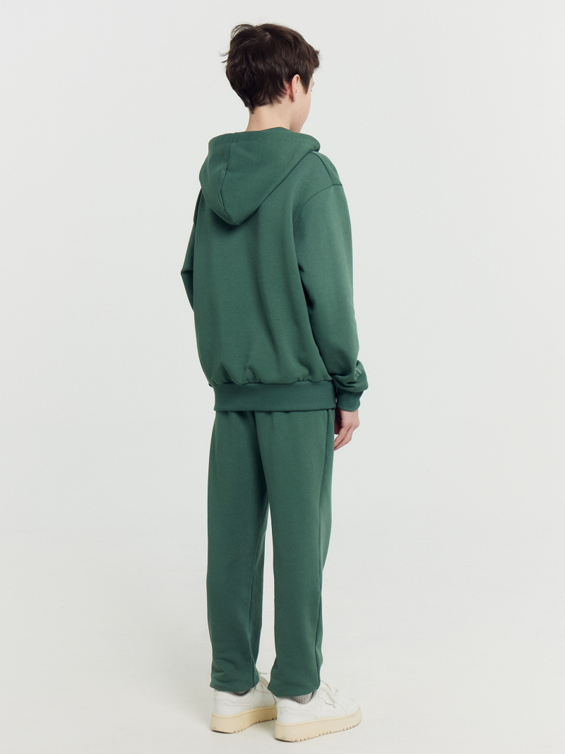 Костюм Mark Formelle 393347/Ф22/25180П-7 темная_зелень_печать_1_сл_на_пол_1сл_на_ПР_рук_1сл
