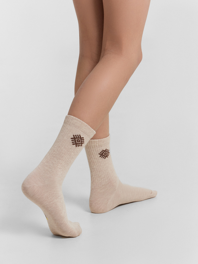 Колготки и носки Mark Formelle 444K-2775/B4-24444K бежевый_меланж_рис.2775