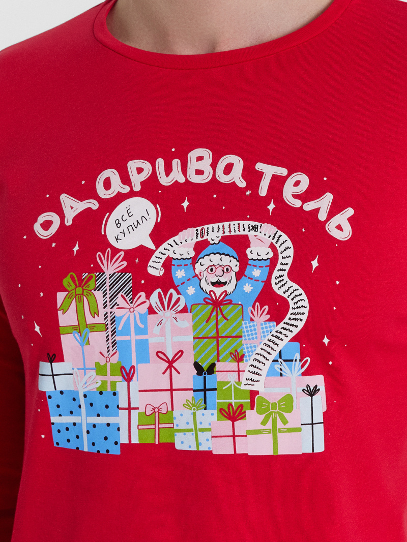 Пижамы Mark Formelle 591023/24-4230ПП-5 красный_красная_клетка_3_сл_на_пол