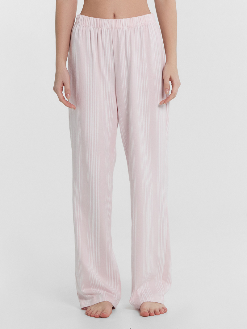 Пижамы Mark Formelle 592462/24-30413ПП-5 белая_полоска_на_нежно_розовом