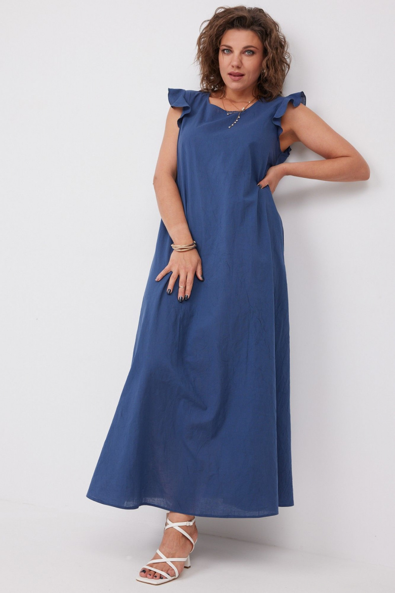 Платья BegiModa 1046 синий