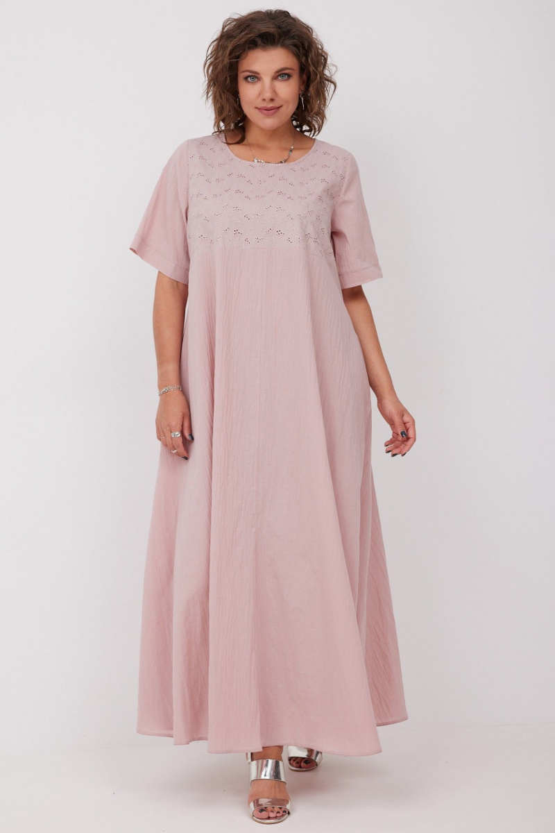 Платья BegiModa 1049 пыльная_роза