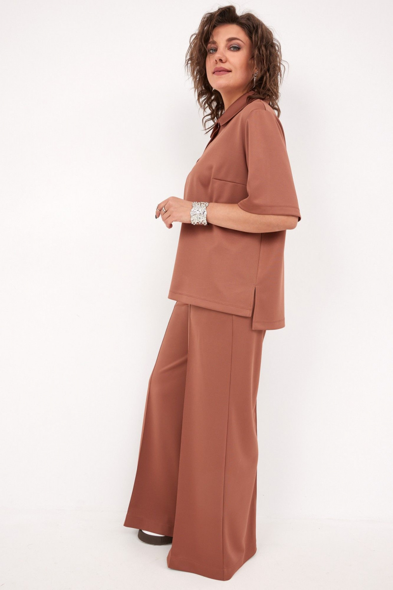 Брючный комплект BegiModa 3094 терракот