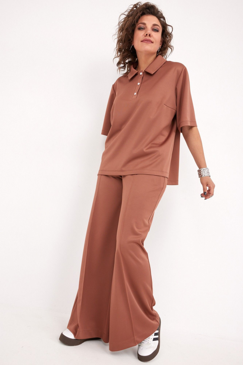 Брючный комплект BegiModa 3094 терракот