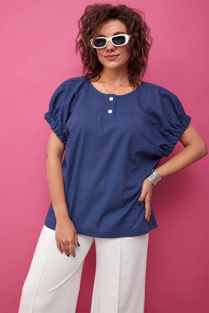 Блузы BegiModa 4124 синий