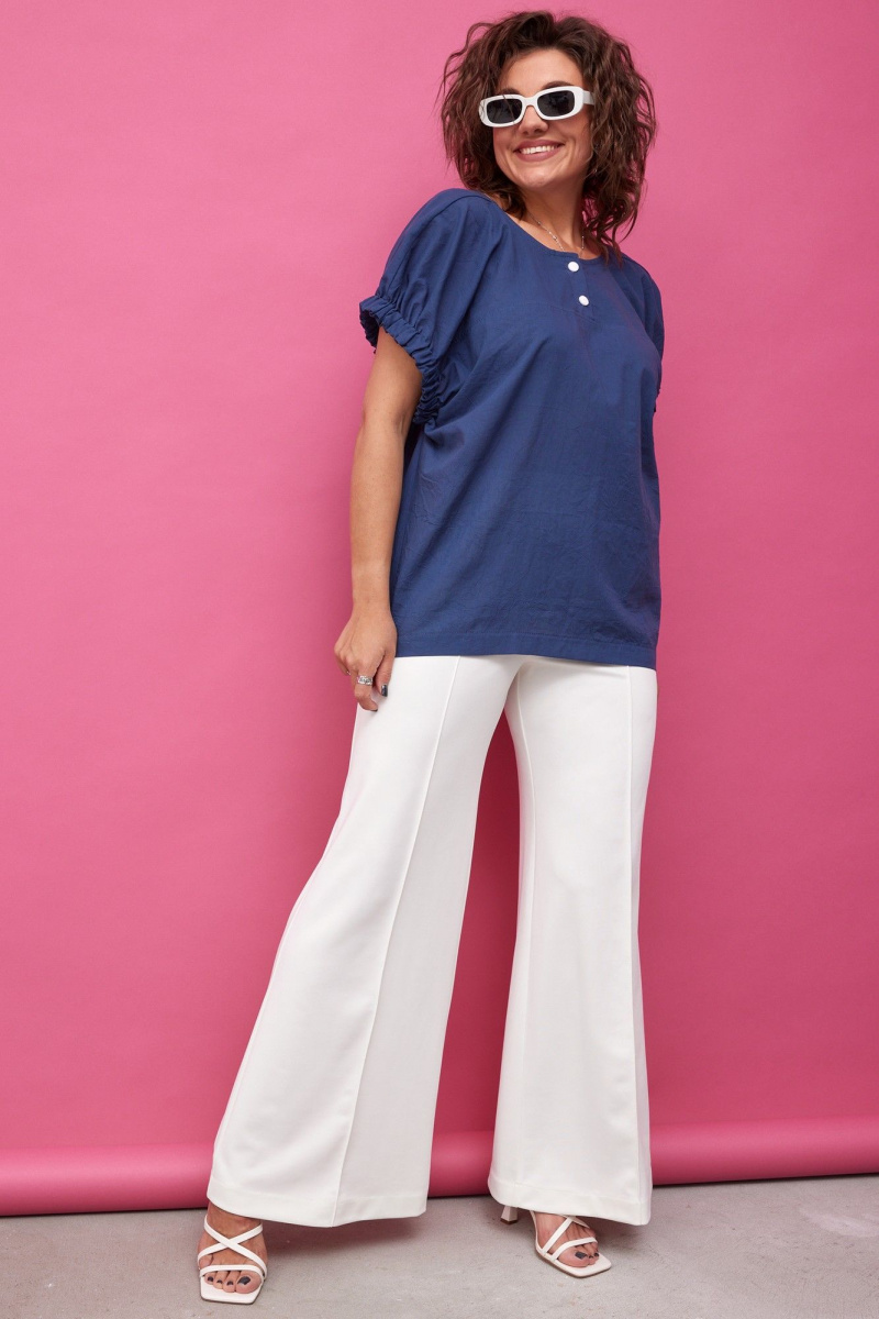 Блузы BegiModa 4124 синий
