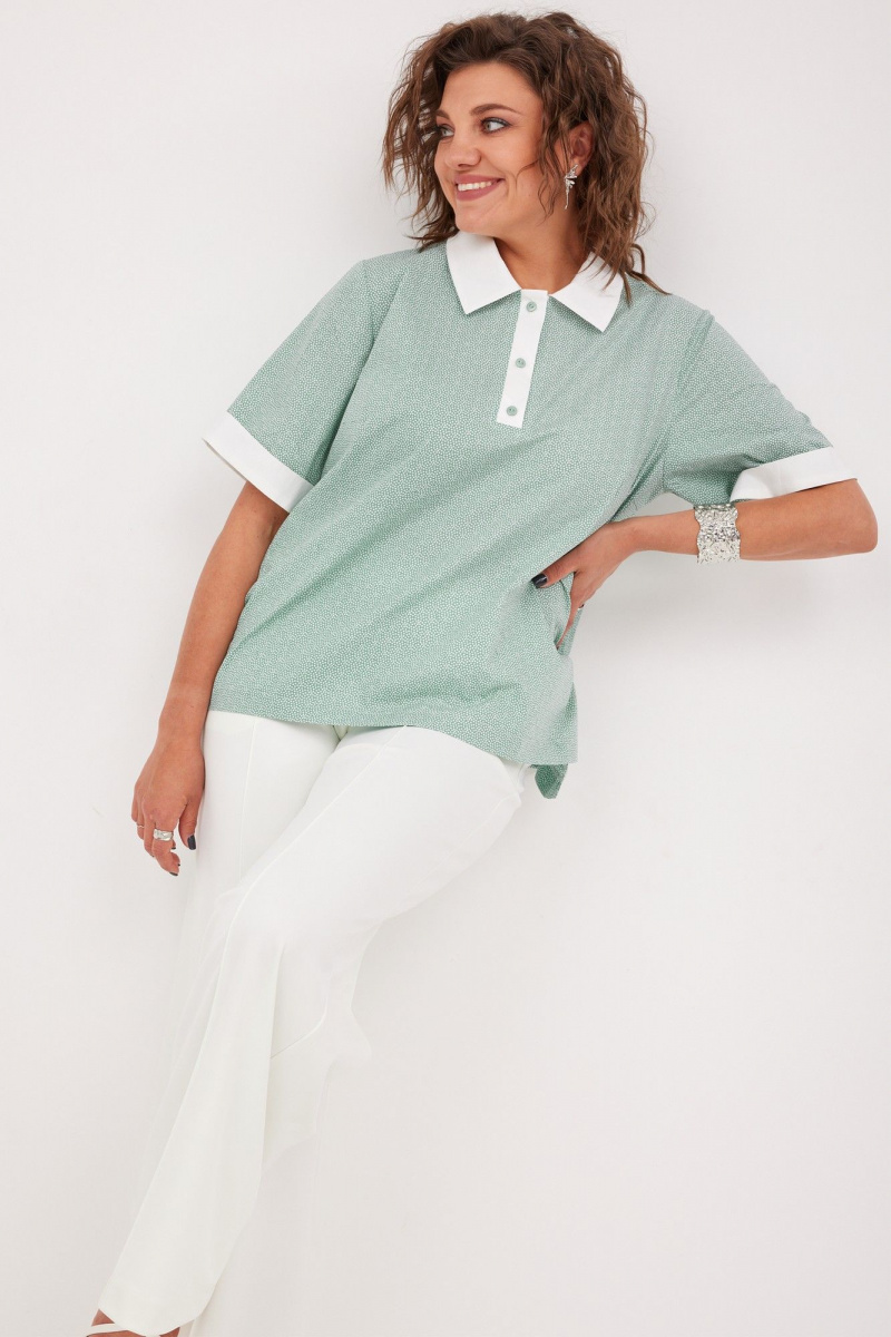 Блузы BegiModa 4126 шалфей