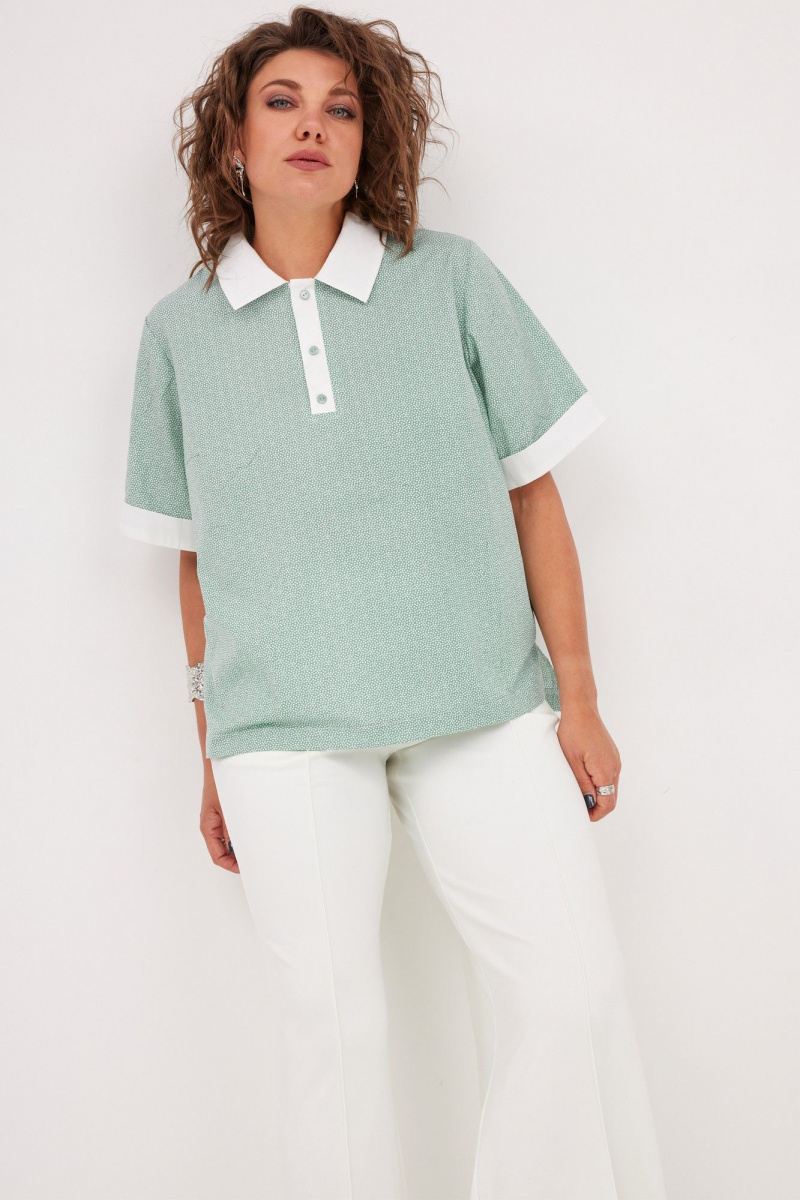 Блузы BegiModa 4126 шалфей