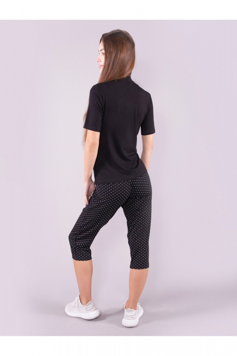 Капри и бриджи 8 Марта 144680- 5С5129Д40-158,164 набивной_черный