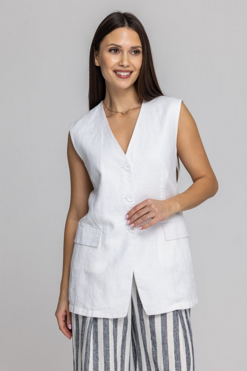 Жилеты FASHION CENTRE Л-3967/б белый