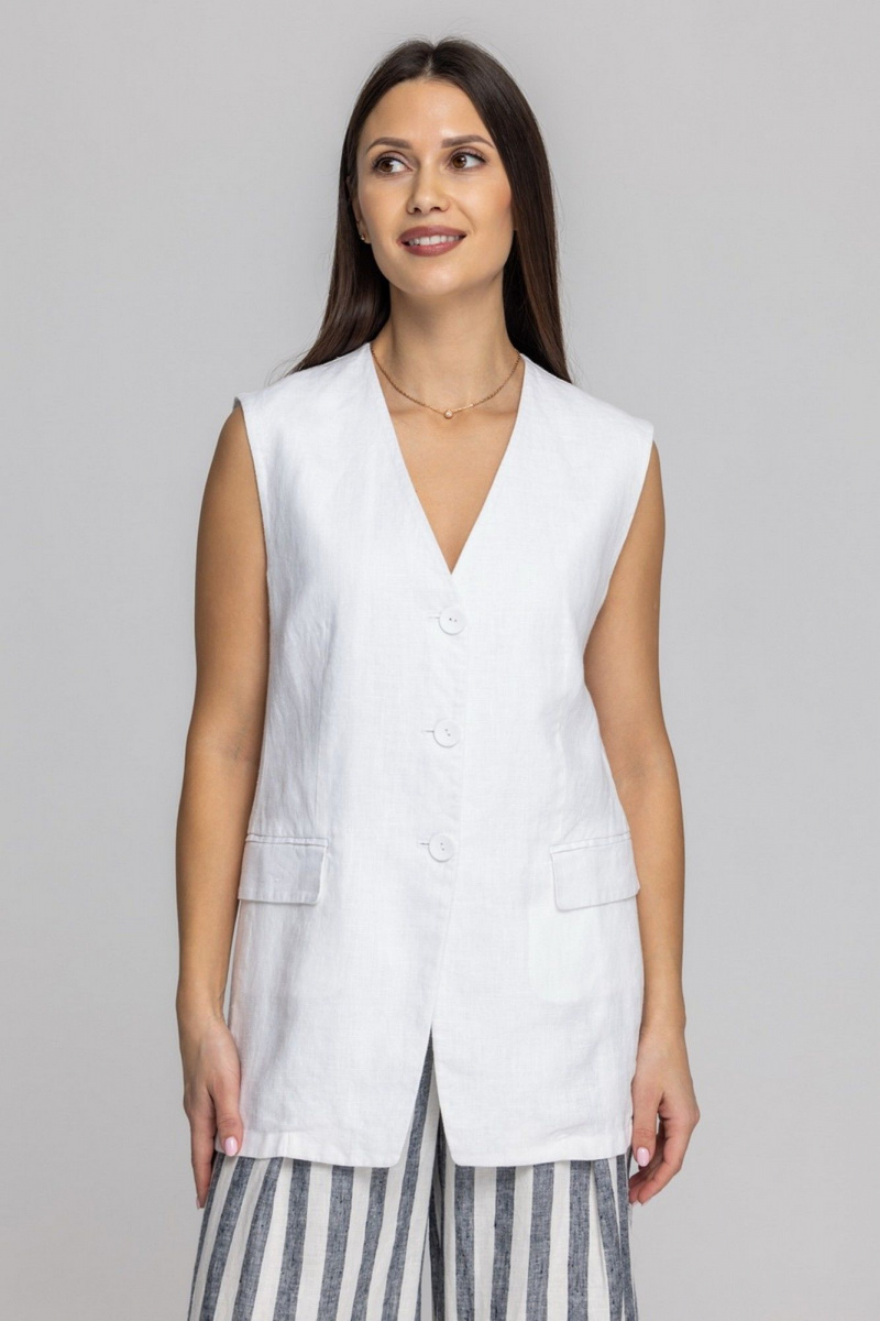Жилеты FASHION CENTRE Л-3967/б белый