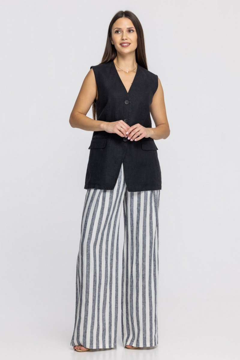 Жилеты FASHION CENTRE Л-3967/ч чёрный