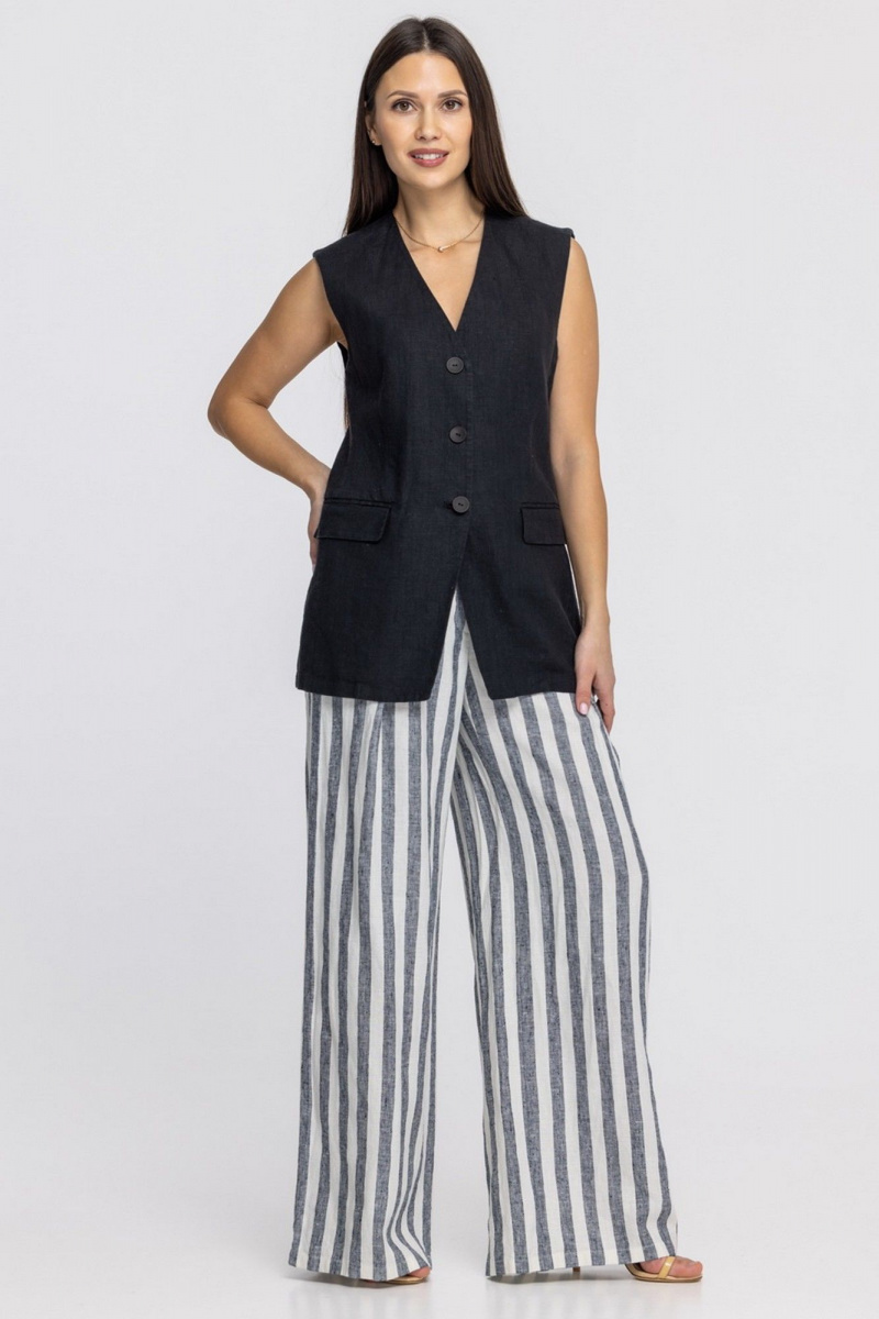 Жилеты FASHION CENTRE Л-3967/ч чёрный