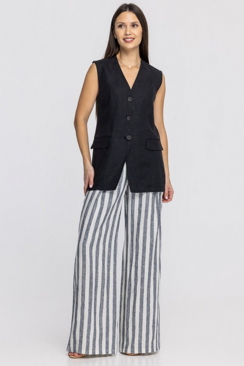 Жилеты FASHION CENTRE Л-3967/ч чёрный