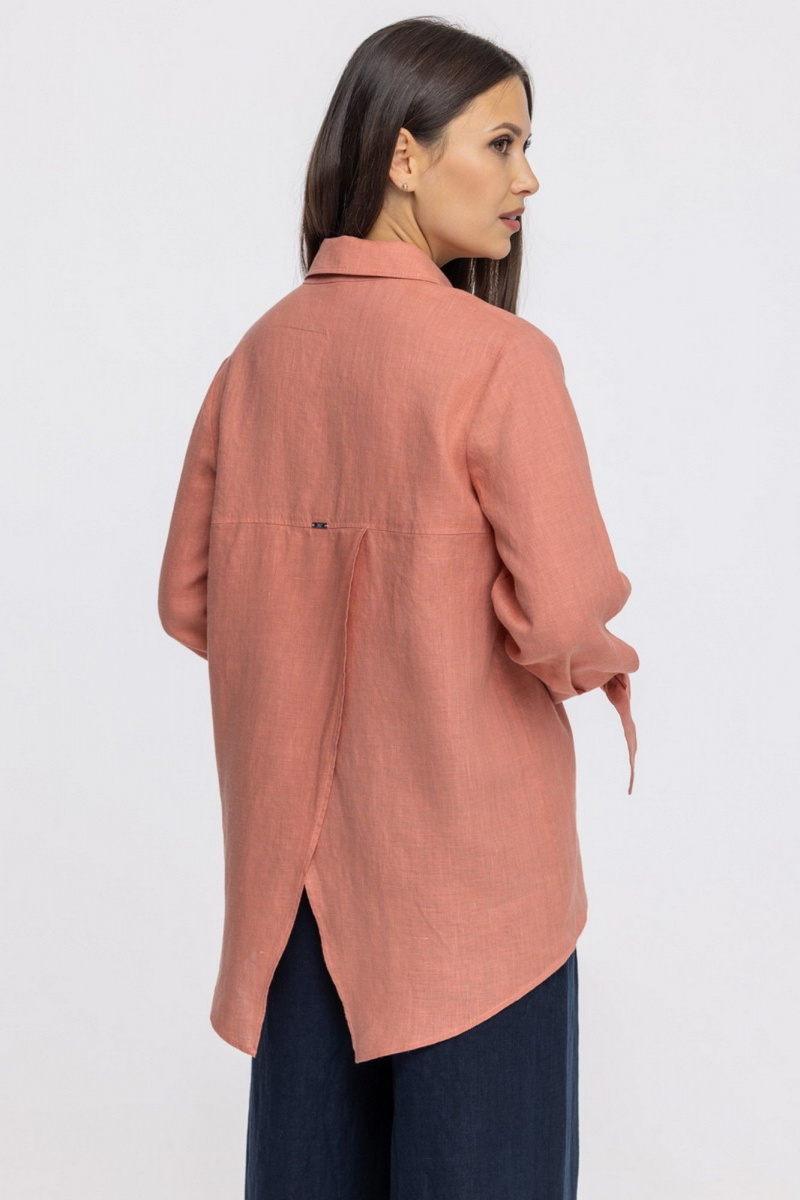 Блузы FASHION CENTRE Л-3980/л лососевый