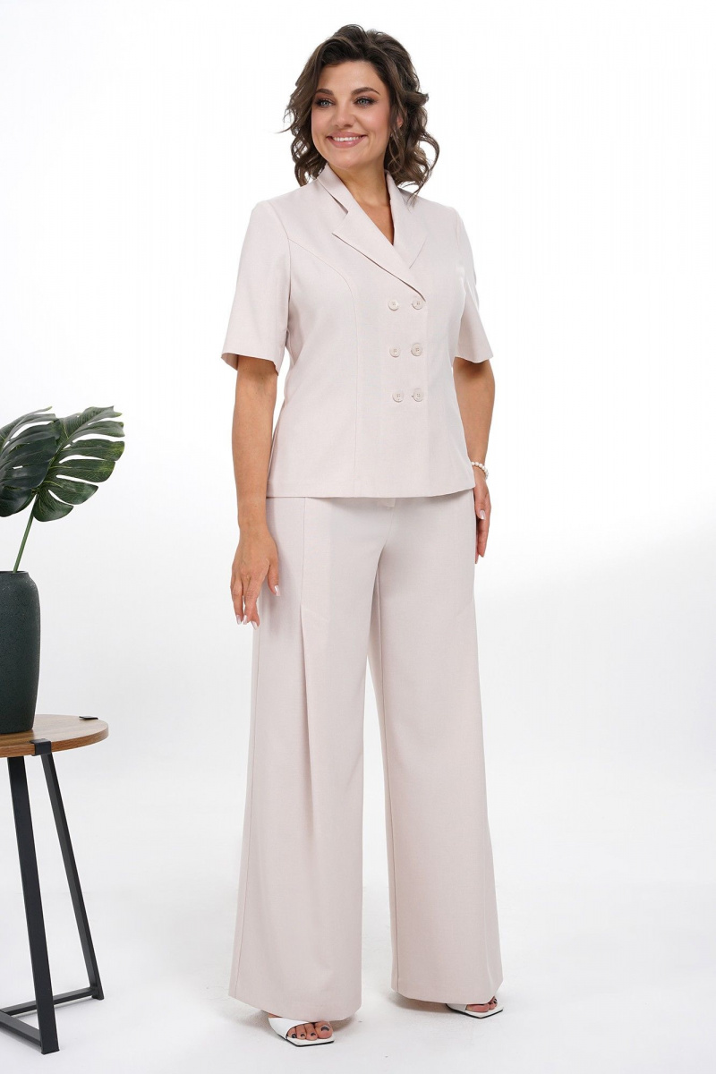 Брючный комплект Alani Collection 2334 пудра