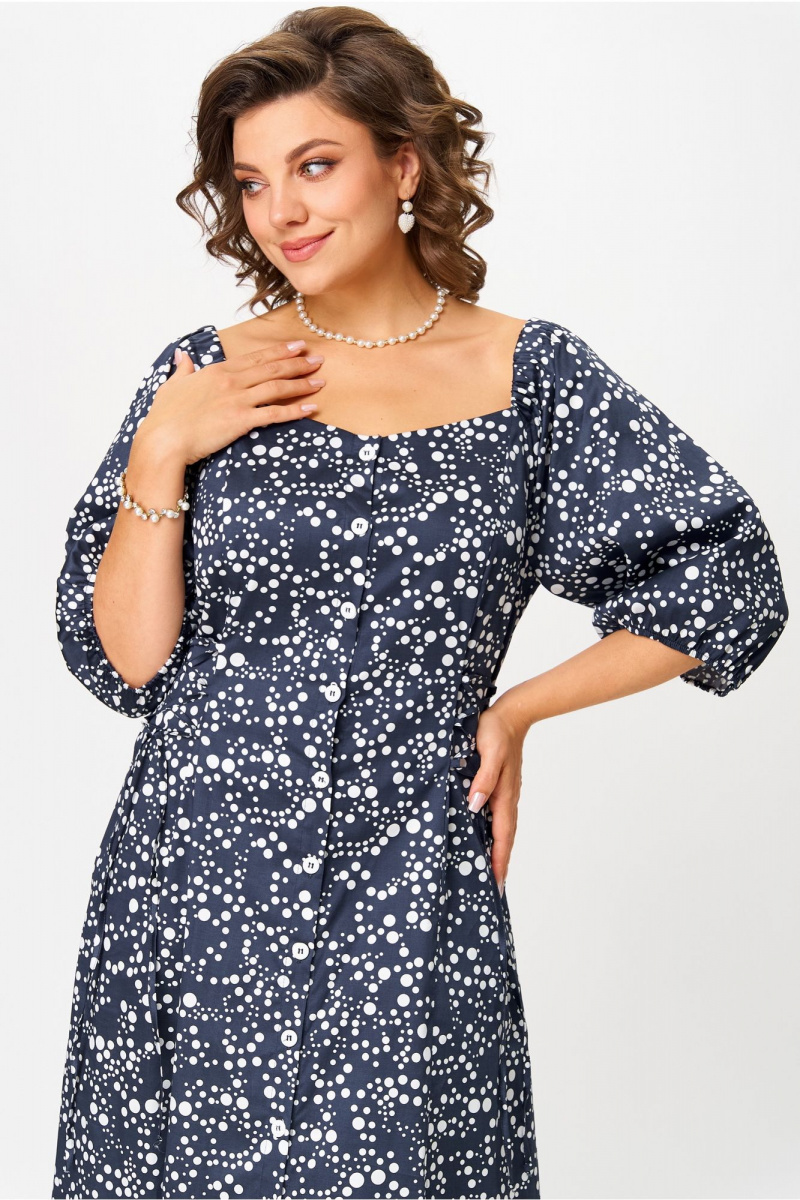 Платья Aira Style 24424 сине-белый