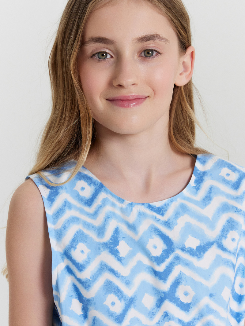 Сарафан Mark Formelle 177743/24-33355П-9 зигзаги_на_белом