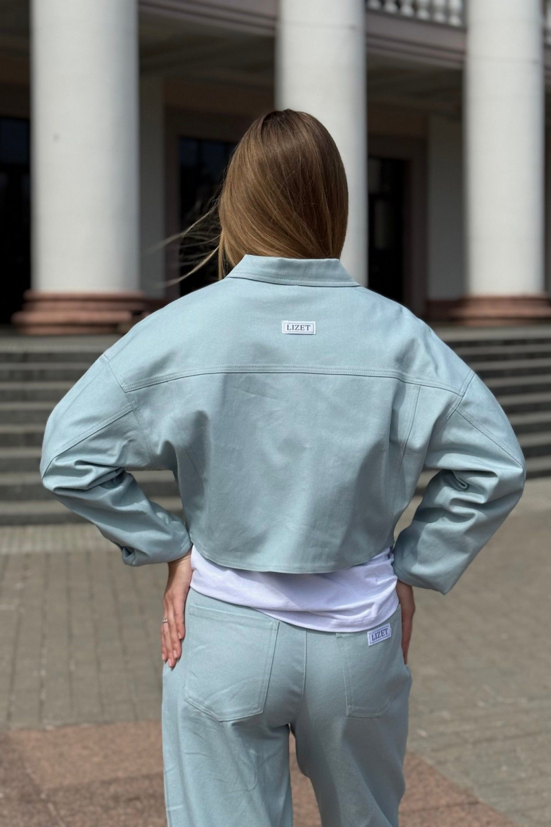 Женская куртка LIZET М473 голубой