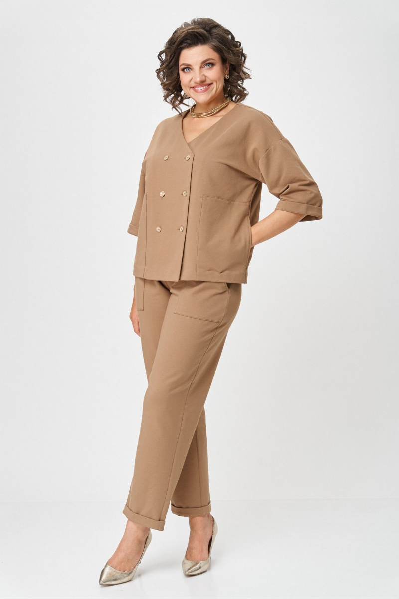 Брючный костюм Rumoda 2136 капучино
