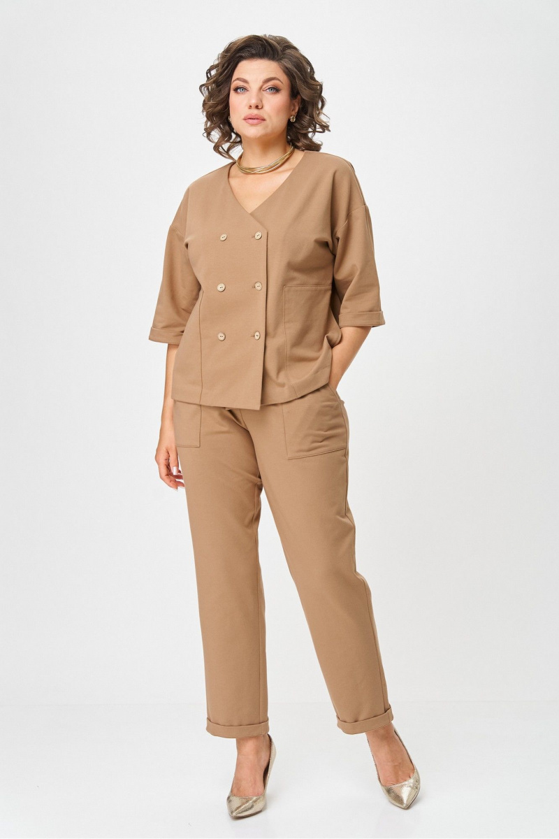 Брючный костюм Rumoda 2136 капучино