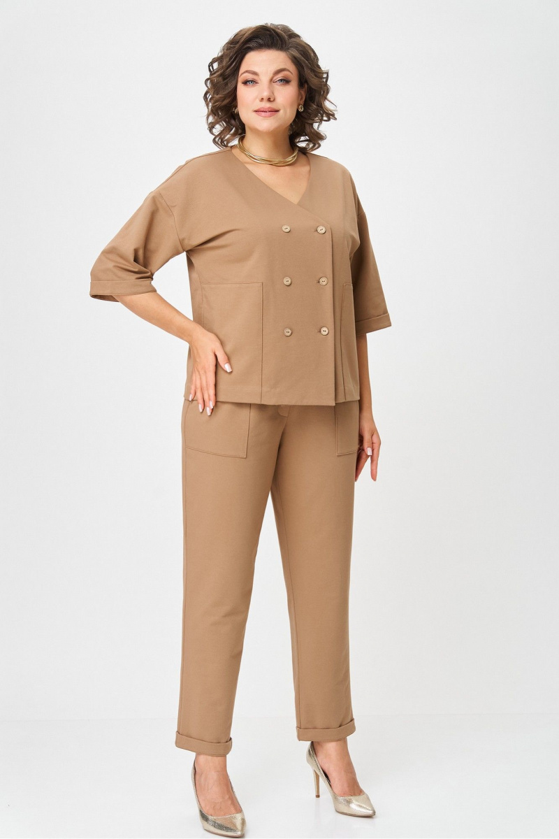 Брючный костюм Rumoda 2136 капучино