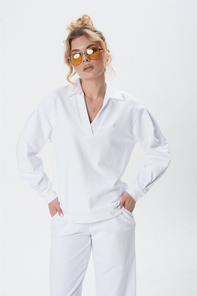Брючный комплект Lady Line 1599 белый