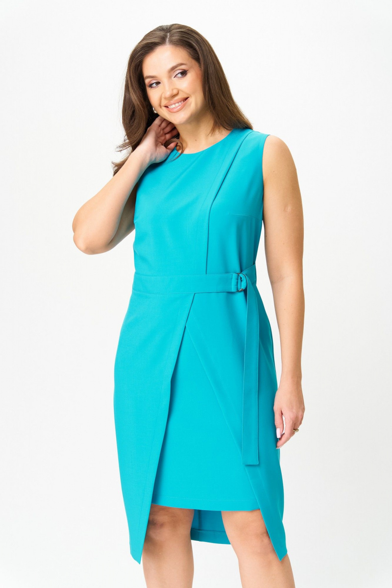 Платья ANASTASIA MAK 1262 бирюза