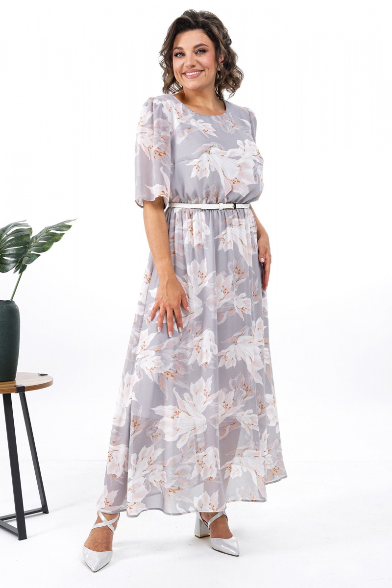 Платья Alani Collection 2369 серый