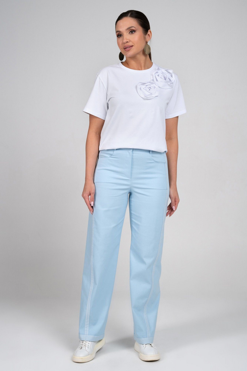 Брючный комплект Alani Collection 2360 голубой