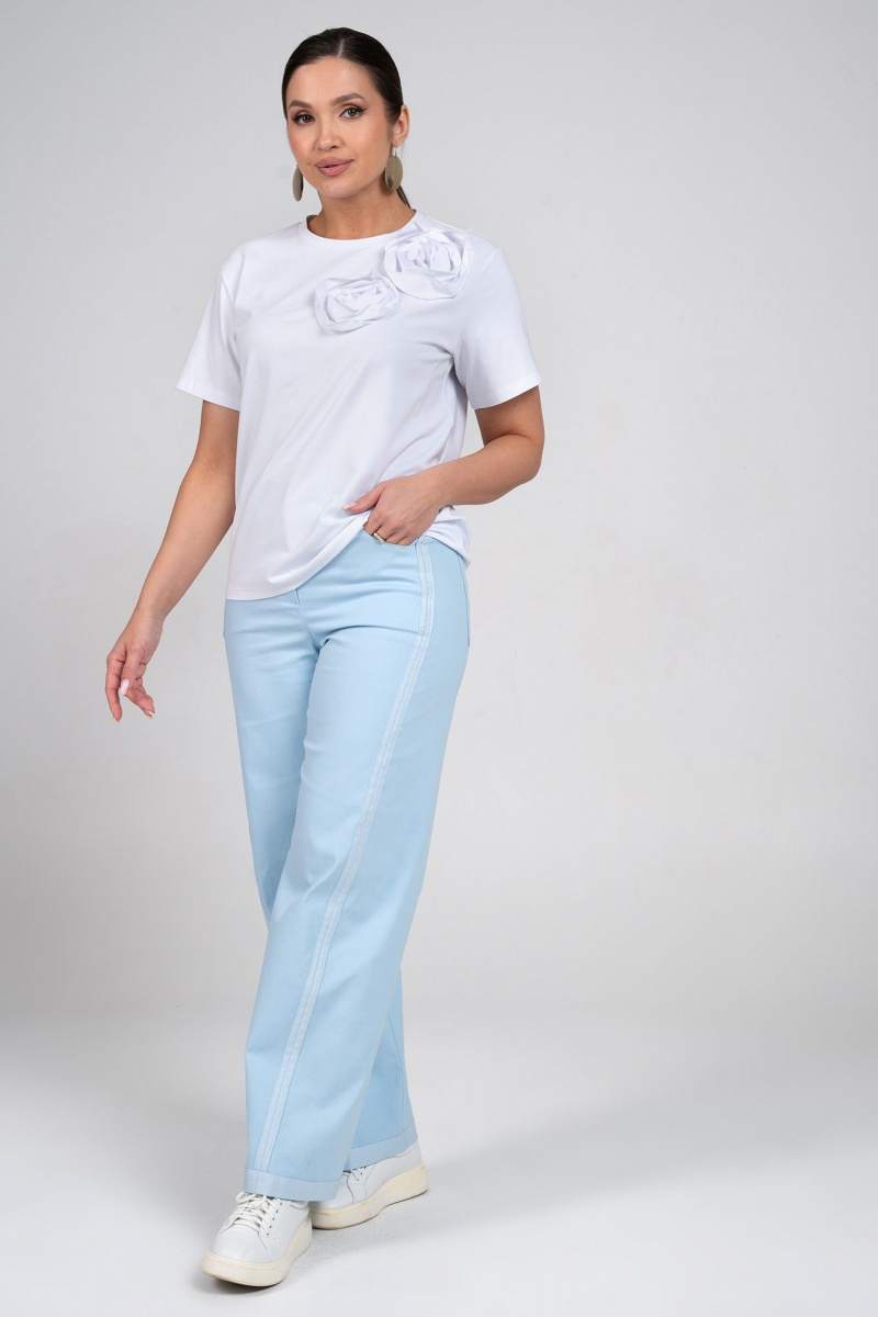 Брючный комплект Alani Collection 2360 голубой
