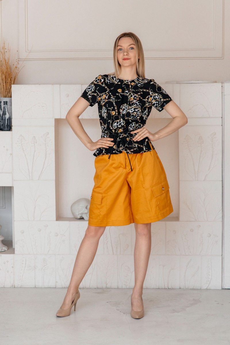Шорты Shymoda М_359-25 тёмно-оранжевый