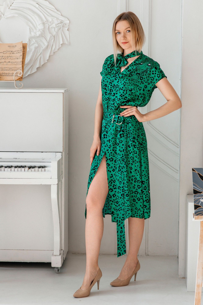 Платья Shymoda М_433-25 зелёный